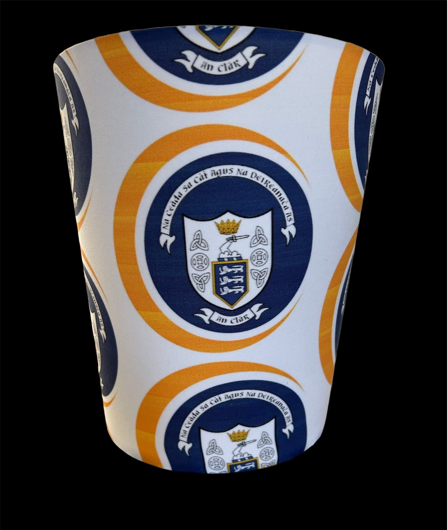 Handmade Fabric Waste Basket Storage Bin - Will match all styles of Lampshades and Pillows Football/Soccer/Gaa - Zsazsa Design