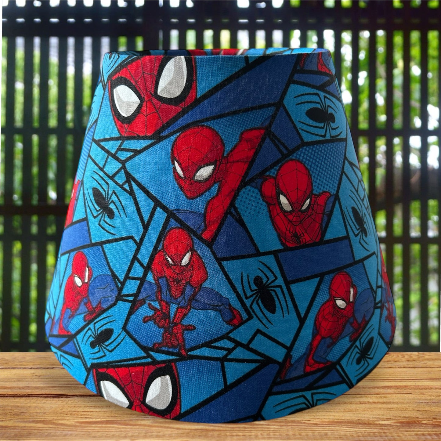 Superman DC Comics Hulk Batman Handmade Fabric Lampshade Conical - Zsazsa Design