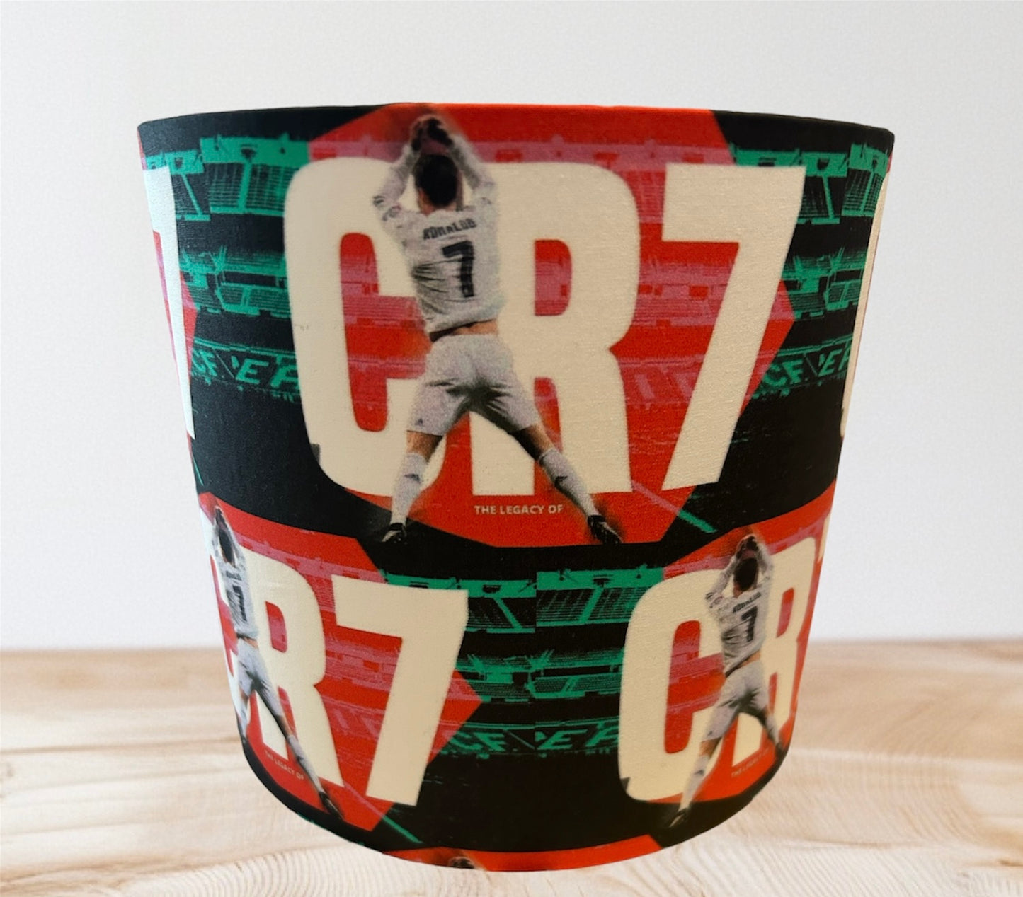 CR7 Cristiano Ronaldo Handmade Fabric Lampshade - Zsazsa Design