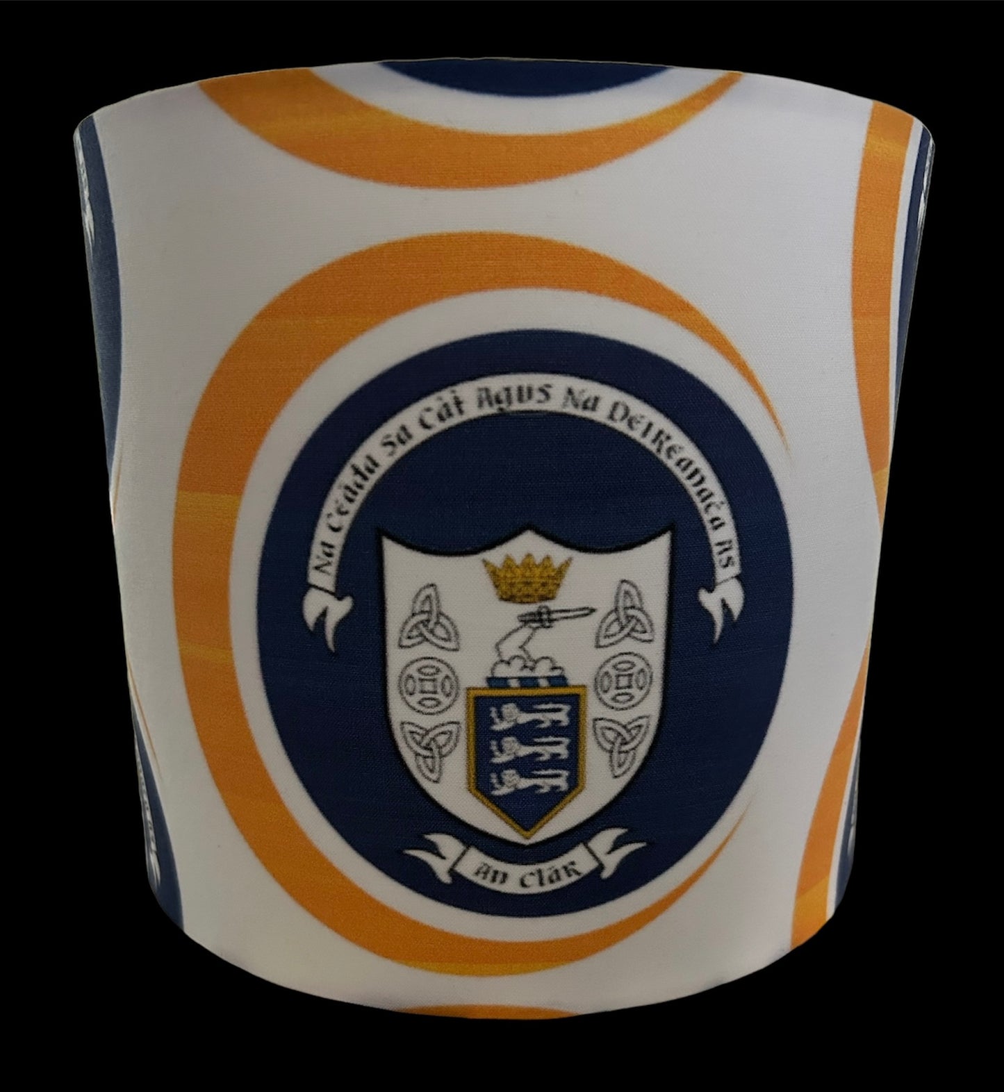 Handmade Drum Fabric Lampshade - Celtic Football/Soccer - Zsazsa Design