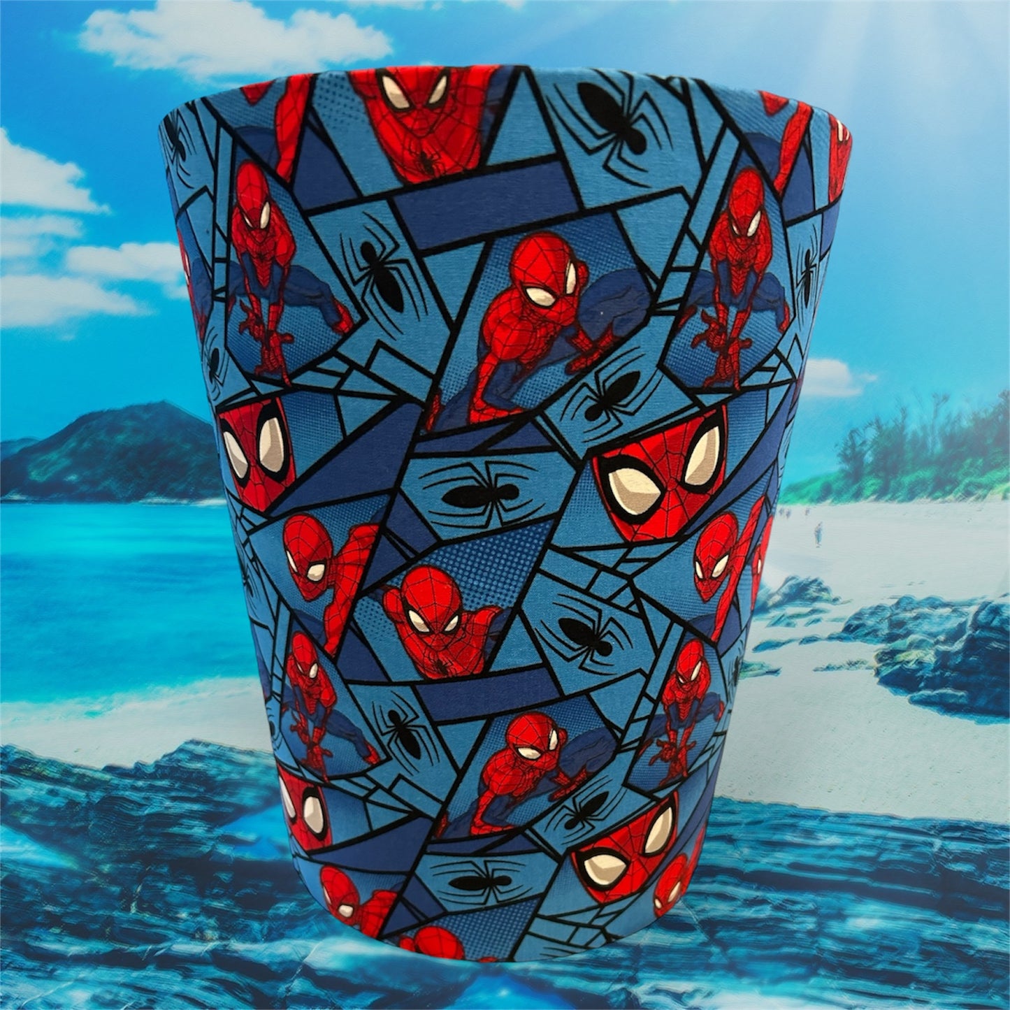 Handmade Fabric Waste Basket Storage Bin - Will match all styles of Lampshades and Pillows Minions - Zsazsa Design