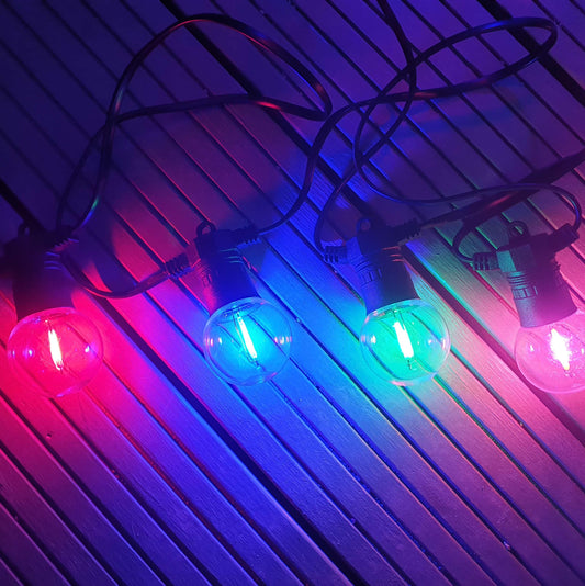 12 Pack Multi-Colour LED Super Festoon Shatterproof Replacement Bulbs - Zsazsa Design