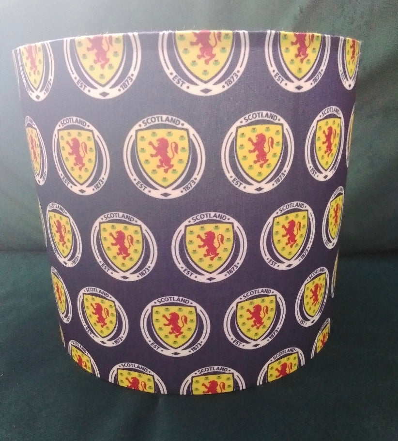 Handmade Drum Fabric Lampshade - Celtic Football/Soccer - Zsazsa Design