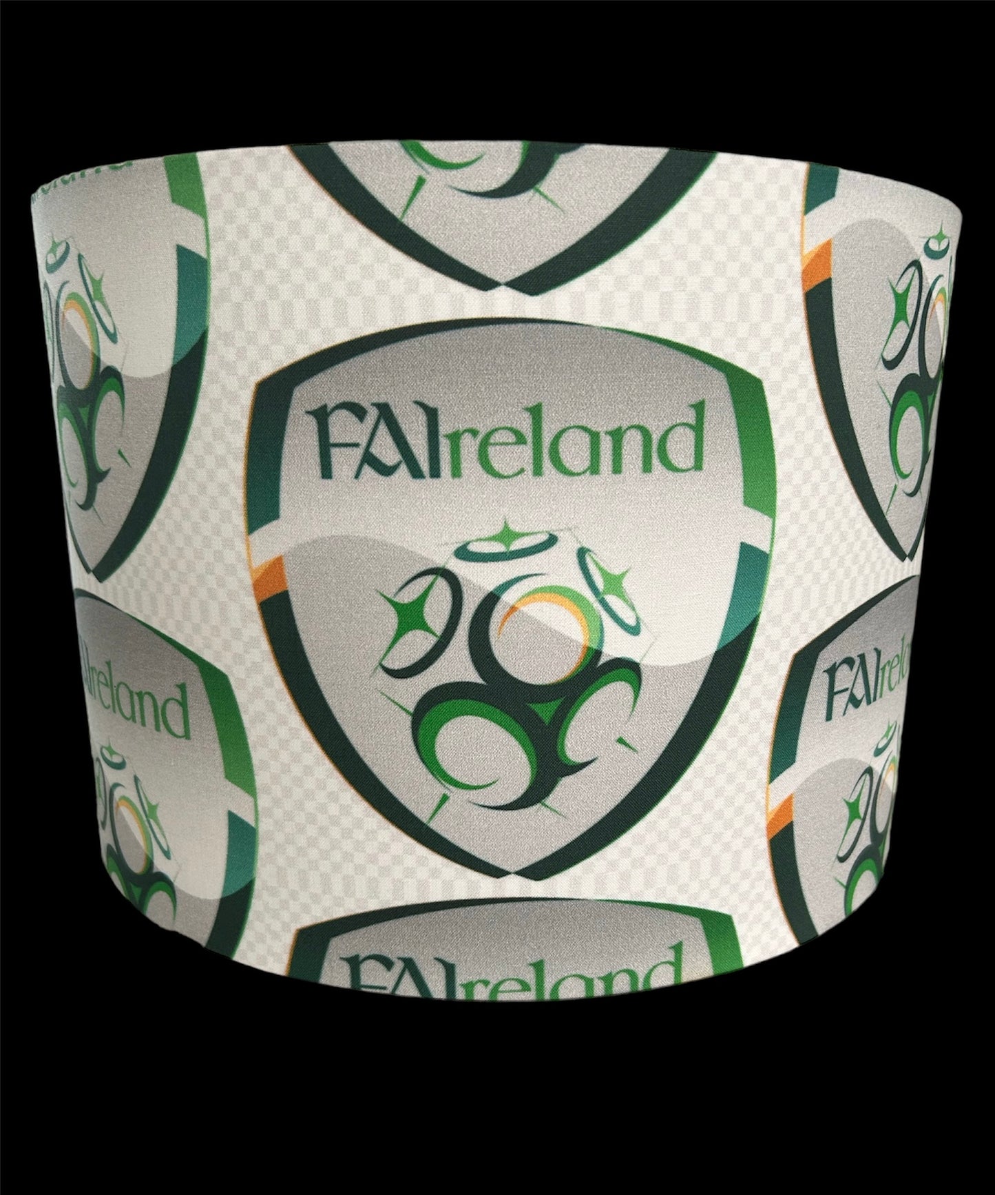 Handmade Drum Fabric Lampshade - Celtic Football/Soccer - Zsazsa Design