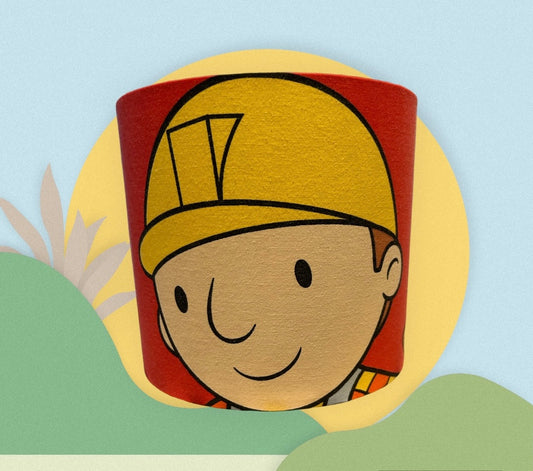 Bob the Builder Handmade Fabric Lampshade