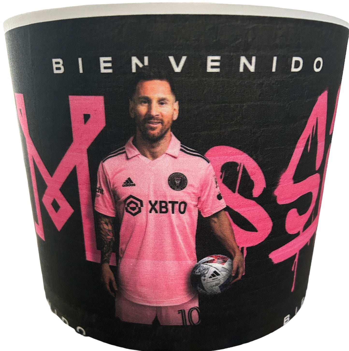 Messi Inter Miami Handmade Fabric Lampshade - Zsazsa Design