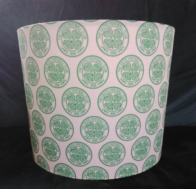 Handmade Drum Fabric Lampshade - Celtic Football/Soccer - Zsazsa Design