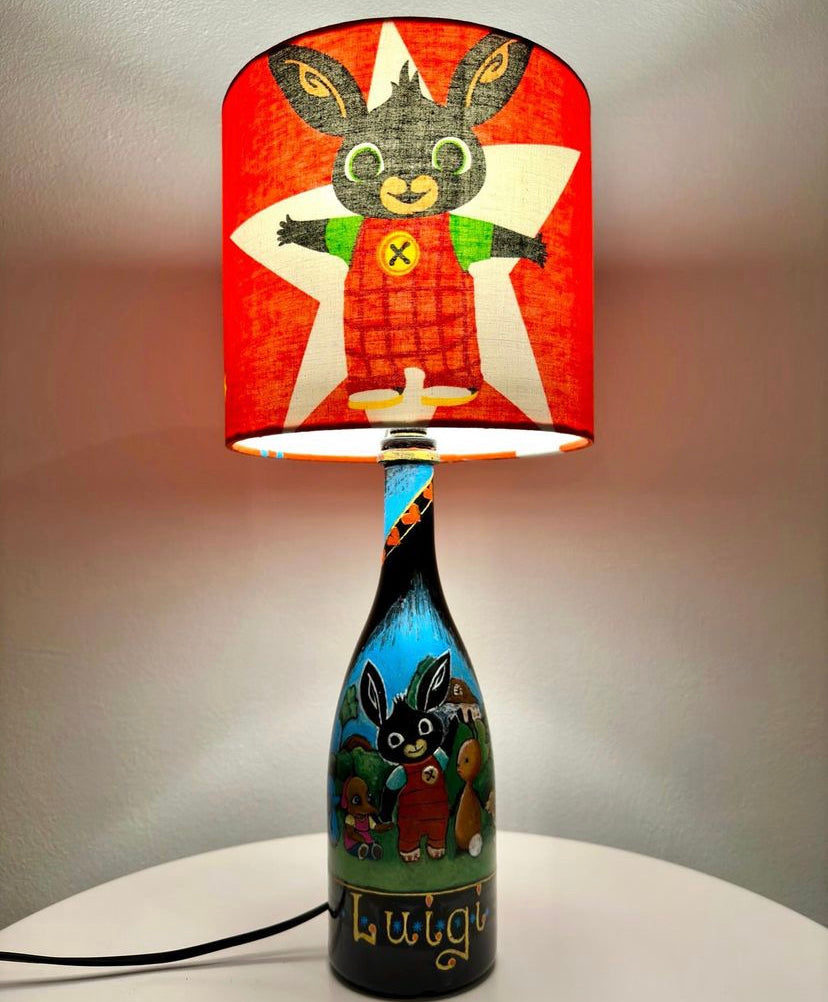 Bing Bunny Handmade Fabric Lampshade - Zsazsa Design