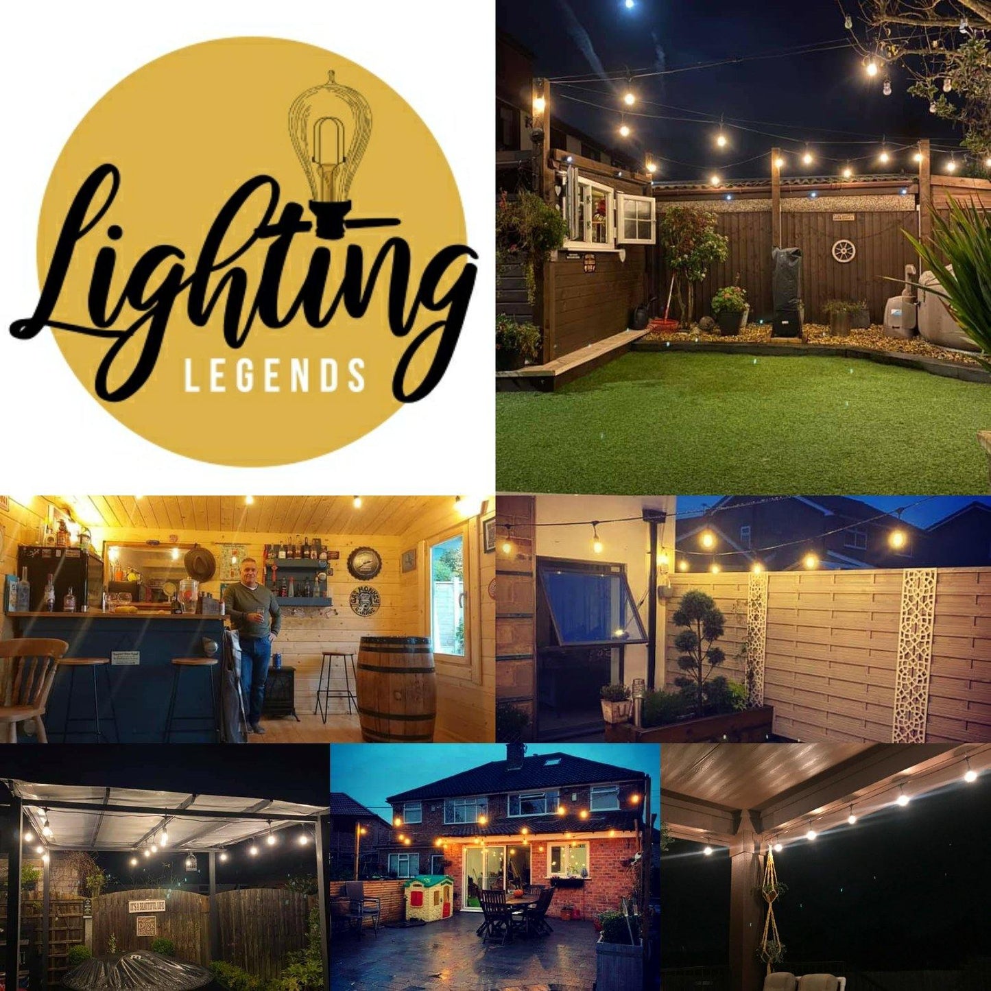 15 Pack Spare 2W Outdoor Elite Festoon Waterproof LED Warm White Bulbs - Zsazsa Design