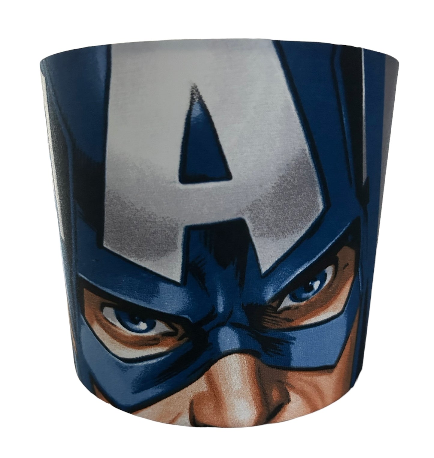 Handmade Fabric Marvel Captain America Design Lampshade - Zsazsa Design