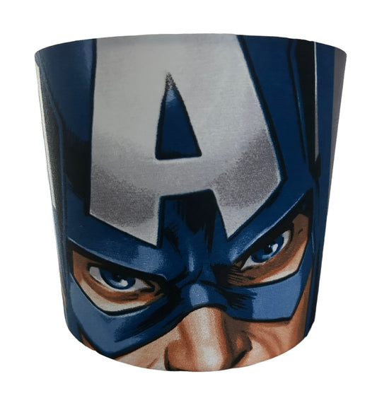 Handmade Fabric Marvel Captain America Design Lampshade