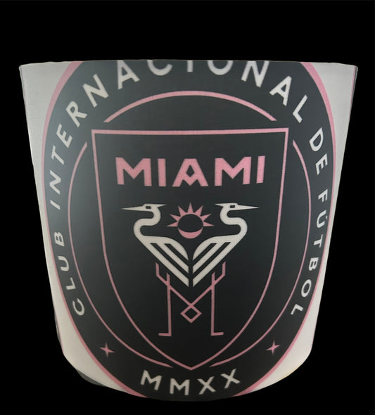 Inter Miami Handmade Fabric Lampshade - Zsazsa Design