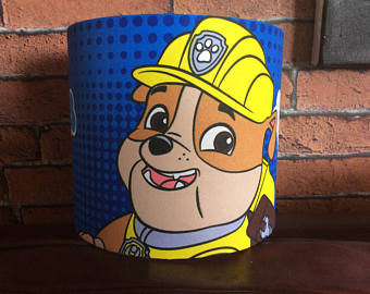 Paw Patrol Handmade Fabric Lampshade - zsazsa-design-8967