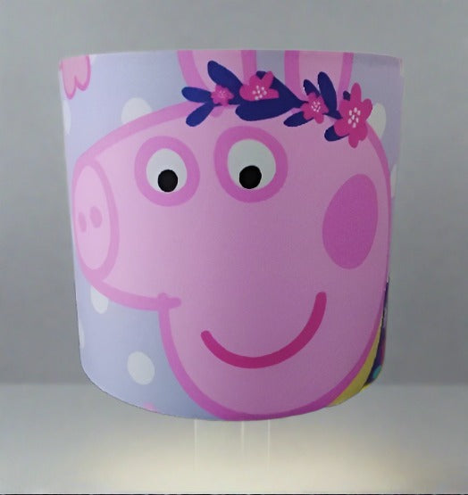 Peppa Pig Handmade Fabric Lampshade - zsazsa-design-8967